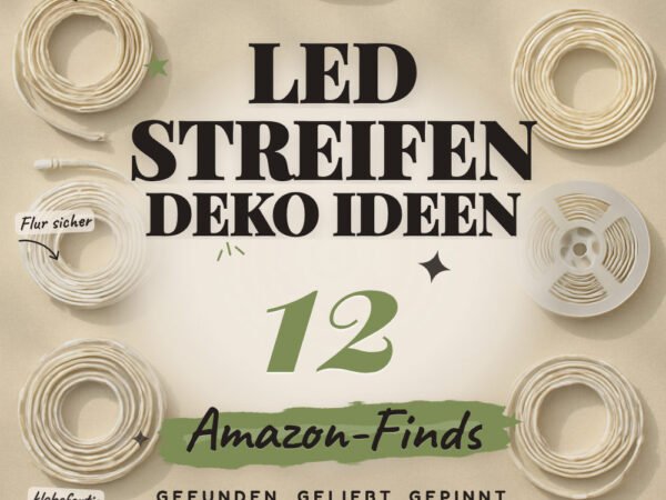 LED-Streifen Deko-Ideen: 12 Amazon-Finds, leicht installiert