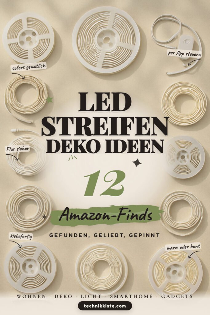 LED-Streifen Deko-Ideen: 12 Amazon-Finds, leicht installiert