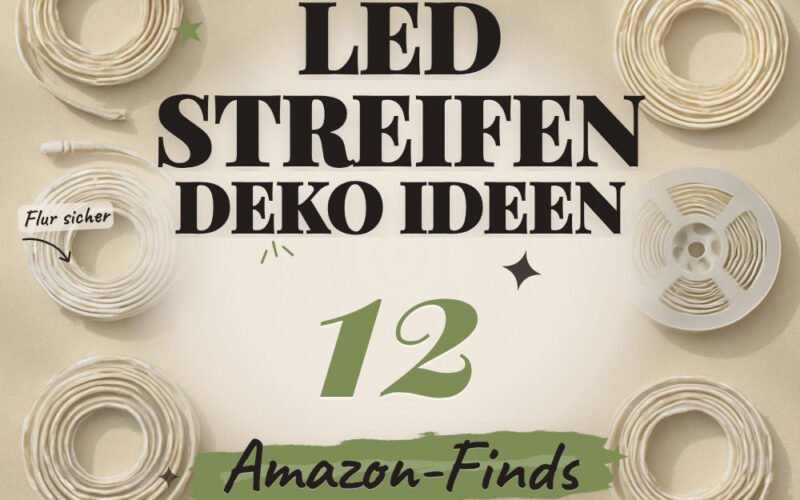 LED-Streifen Deko-Ideen: 12 Amazon-Finds, leicht installiert