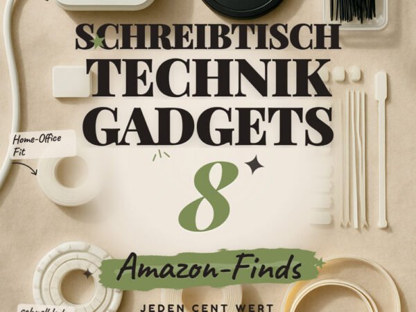 Schreibtisch Technik Gadgets: 8 Amazon-Finds, smarter Workflow