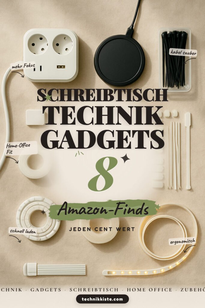 Schreibtisch Technik Gadgets: 8 Amazon-Finds, smarter Workflow
