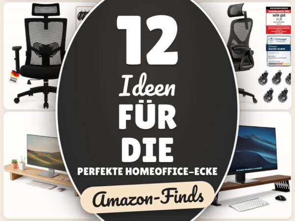 Ideen für die perfekte Homeoffice-Ecke: 12 Amazon-Finds, mehr Fokus
