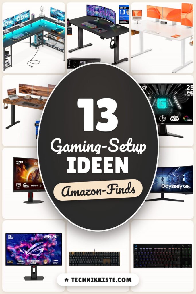 Gaming-Setup Ideen: 13 Amazon-Finds, clean und ergonomisch