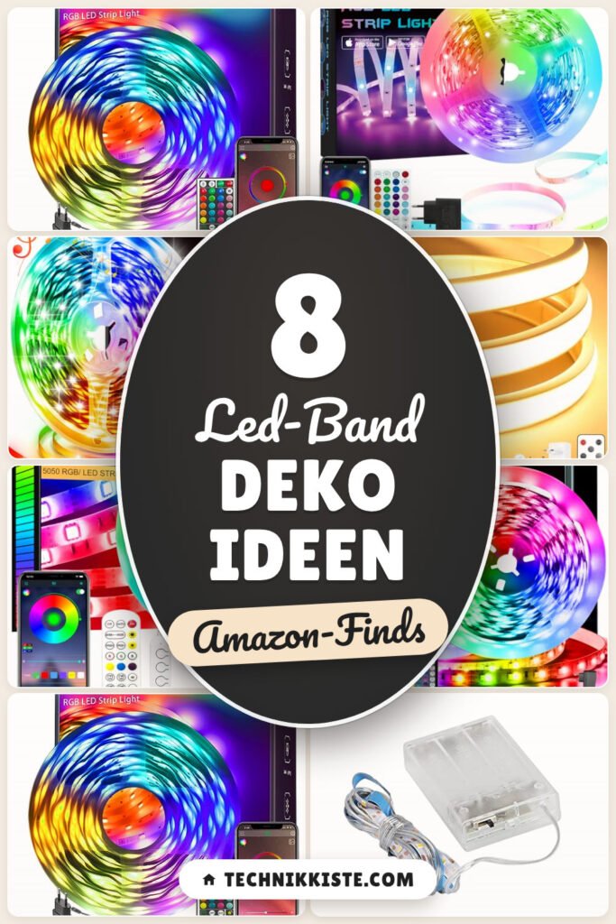 LED-Band Deko Ideen: 8 Amazon-Finds, stimmungsvolles Licht
