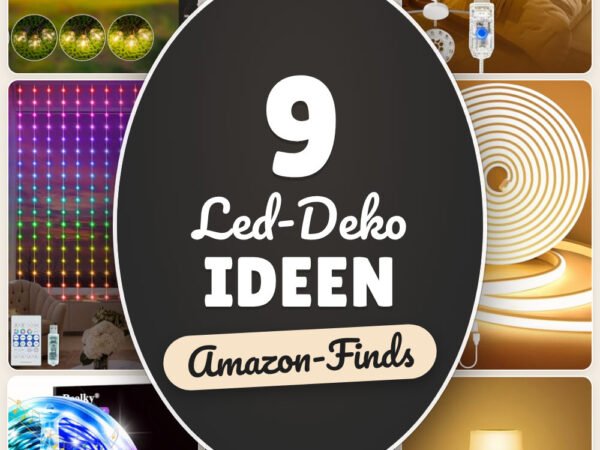 LED-Deko Ideen: 9 Amazon-Finds, stimmungsvolles Licht zuhause