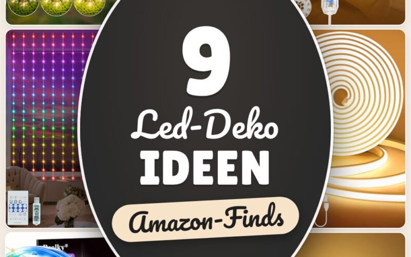 LED-Deko Ideen: 9 Amazon-Finds, stimmungsvolles Licht zuhause