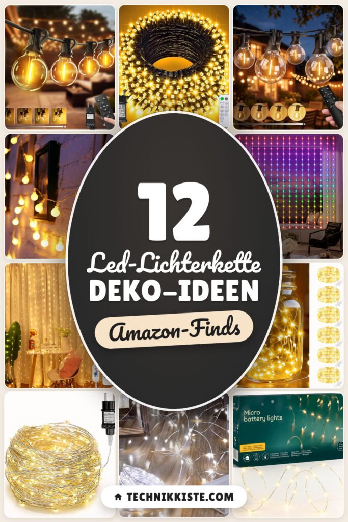 LED-Lichterkette Deko-Ideen: 12 Amazon-Finds, sofort gemütlich