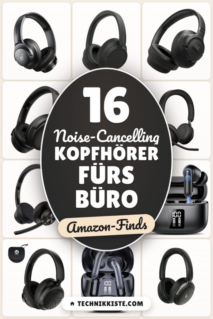 Noise-Cancelling Kopfhörer fürs Büro: 16 Amazon-Finds, Fokus