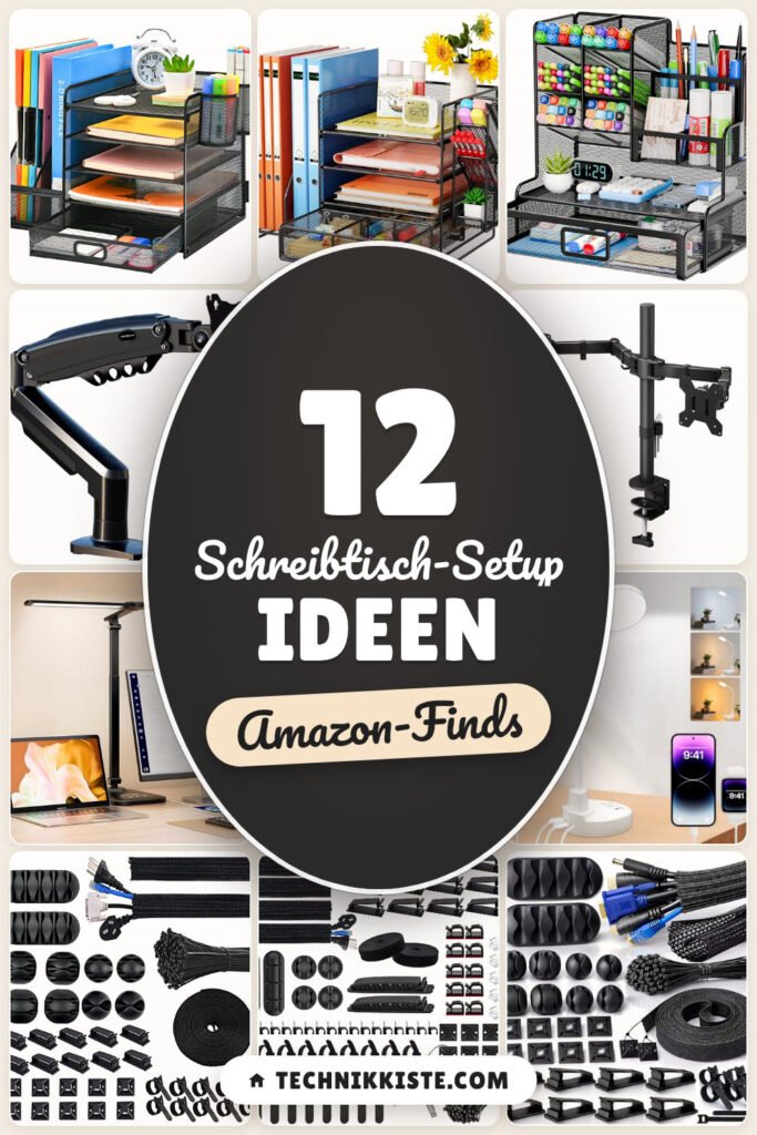 Schreibtisch-Setup Ideen: 12 Amazon-Finds, für Fokus und Ordnung