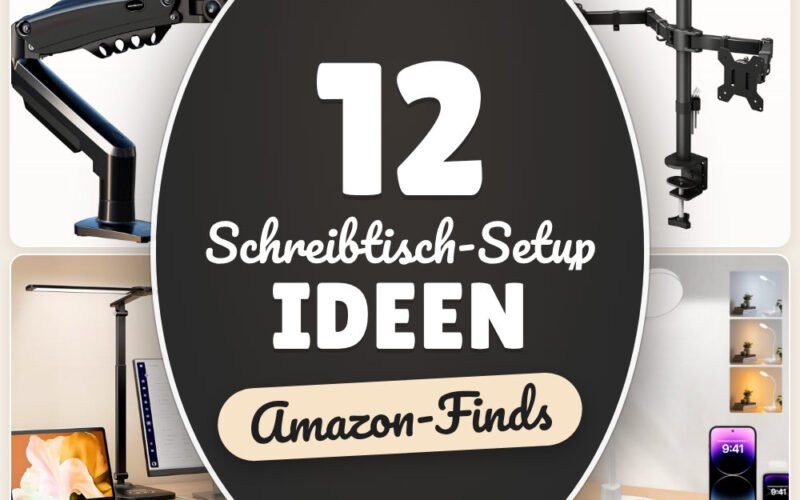 Schreibtisch-Setup Ideen: 12 Amazon-Finds, für Fokus und Ordnung