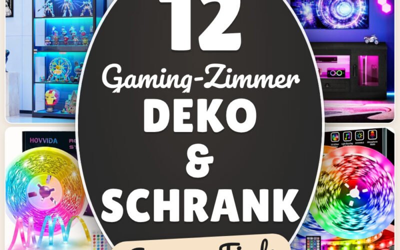 Gaming-Zimmer Deko & Schrank: 12 Amazon-Finds, Ordnung & Style