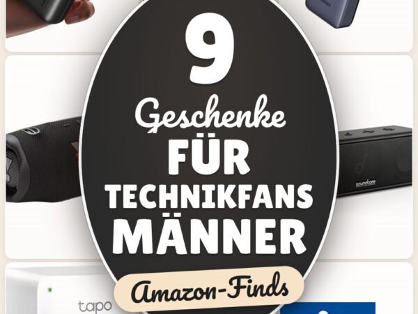 Geschenke für Technikfans Männer: 9 Amazon-Finds, alltagstauglich
