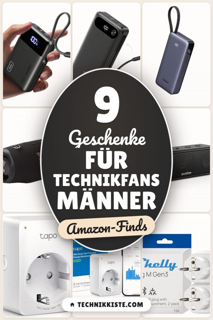 Geschenke für Technikfans Männer: 9 Amazon-Finds, alltagstauglich