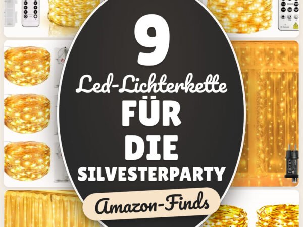 LED-Lichterkette für die Silvesterparty: 9 Amazon-Finds, Partyglanz