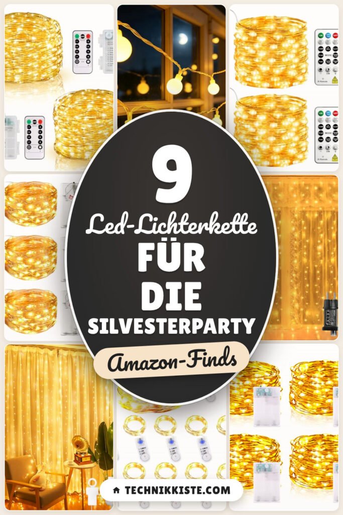 LED-Lichterkette für die Silvesterparty: 9 Amazon-Finds, Partyglanz