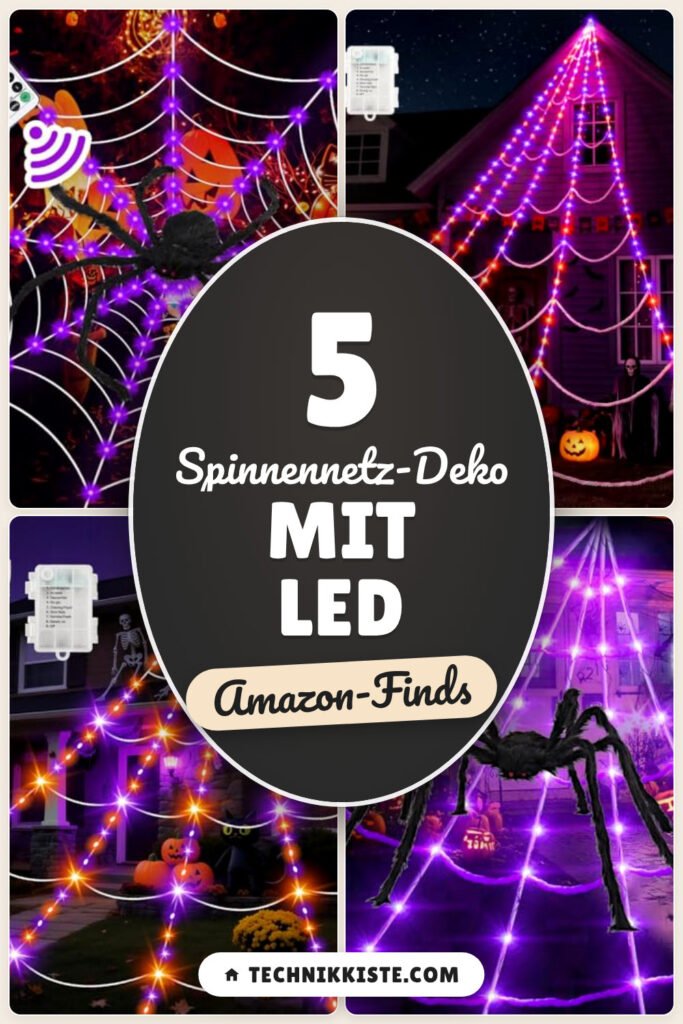 Spinnennetz-Deko mit LED: 5 Amazon-Finds, schnell gruselig