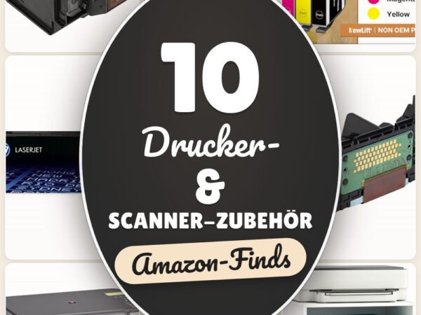 Drucker- & Scanner-Zubehör: 10 Amazon-Finds, Ordnung und Nachschub