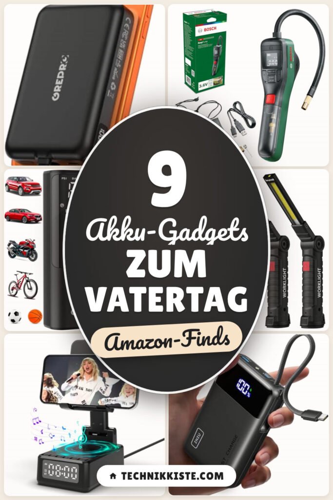 Akku-Gadgets zum Vatertag: 9 Amazon-Finds, praktisch für unterwegs