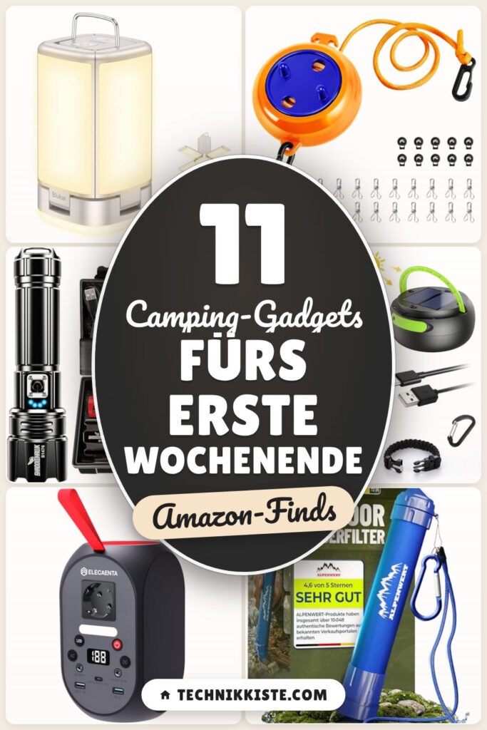 Camping-Gadgets fürs erste Wochenende: 11 Amazon-Finds, startklar