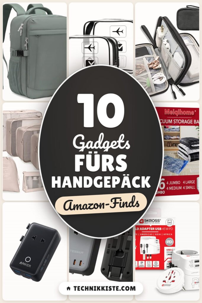 Gadgets fürs Handgepäck: 10 Amazon-Finds, smarter reisen