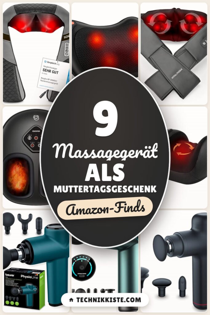 Massagegerät als Muttertagsgeschenk: 9 Amazon-Finds, wohltuend daheim