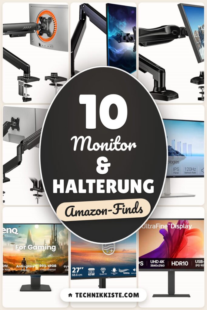 Monitor & Halterung: 10 Amazon-Finds, mehr Platz am Schreibtisch