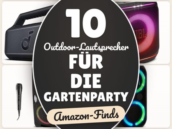 Outdoor-Lautsprecher für die Gartenparty: 10 Amazon-Finds, kabellos