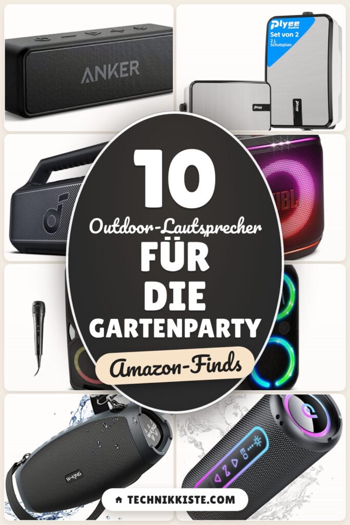 Outdoor-Lautsprecher für die Gartenparty: 10 Amazon-Finds, kabellos