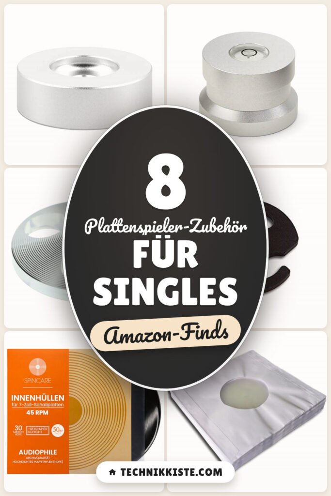 Plattenspieler-Zubehör für Singles: 8 Amazon-Finds, 7-Zoll fit