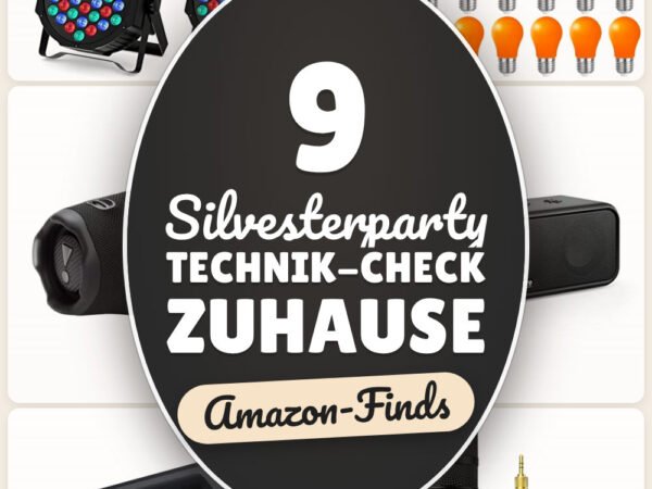 Silvesterparty Technik-Check zuhause: 9 Amazon-Finds, Sound & Licht