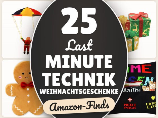Last Minute Technik Weihnachtsgeschenke: 25 Amazon-Finds