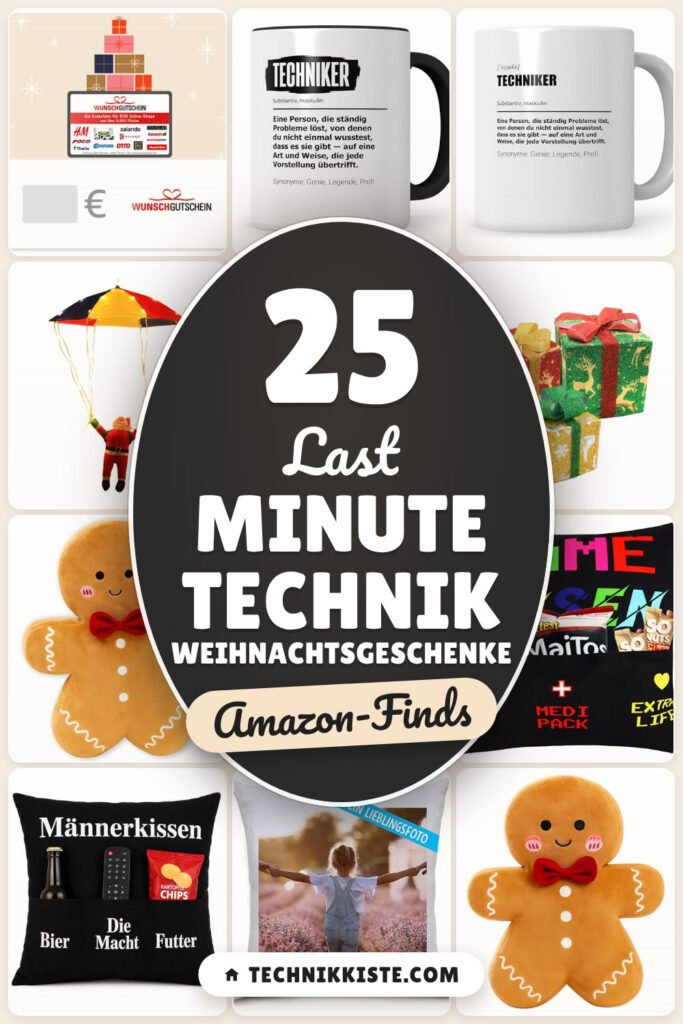 Last Minute Technik Weihnachtsgeschenke: 25 Amazon-Finds