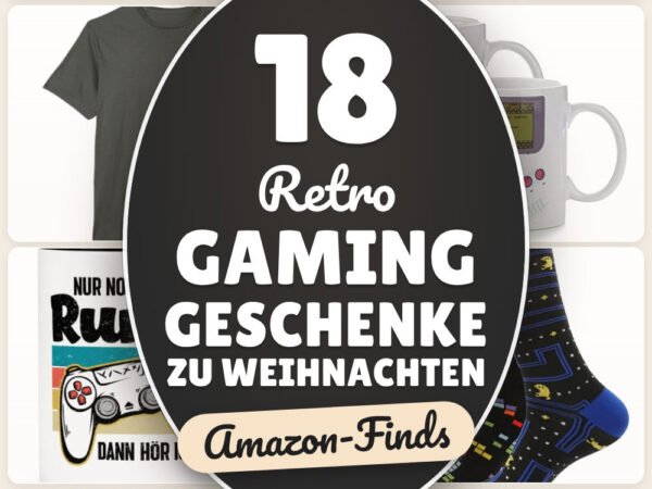 Retro Gaming Geschenke zu Weihnachten: 18 Amazon-Finds