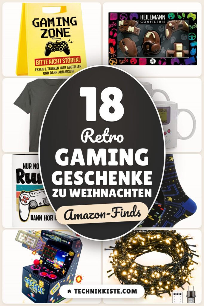 Retro Gaming Geschenke zu Weihnachten: 18 Amazon-Finds