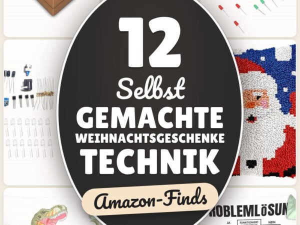 Selbst gemachte Weihnachtsgeschenke Technik: 12 Amazon-Finds