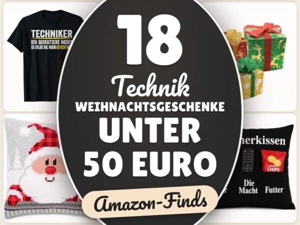 Technik Weihnachtsgeschenke unter 50 Euro: 18 Amazon-Finds
