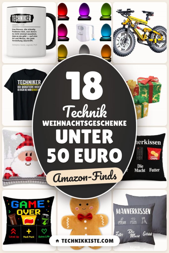 Technik Weihnachtsgeschenke unter 50 Euro: 18 Amazon-Finds