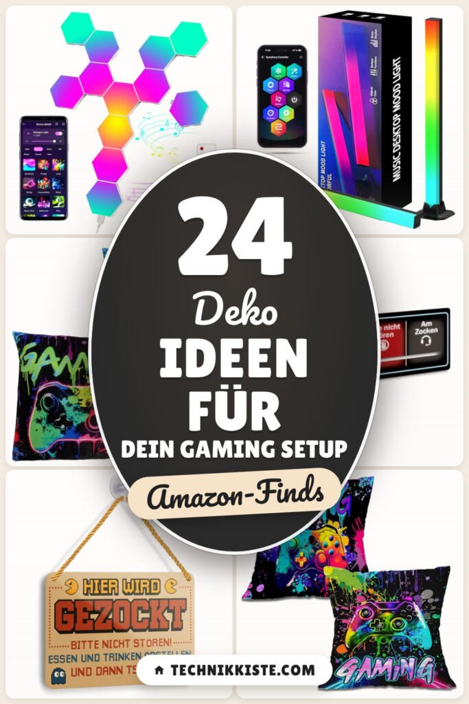 Deko Ideen für dein Gaming Setup: 24 Amazon-Finds, die sofort Freude machen