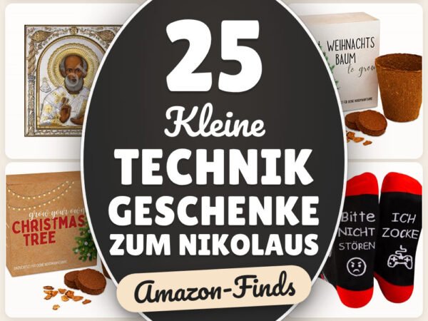 Kleine Technik Geschenke zum Nikolaus: 25 Amazon-Finds