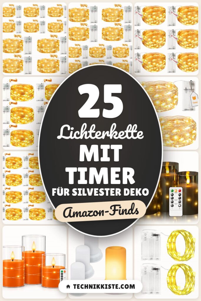 Lichterkette mit Timer für Silvester Deko: 25 Amazon-Finds