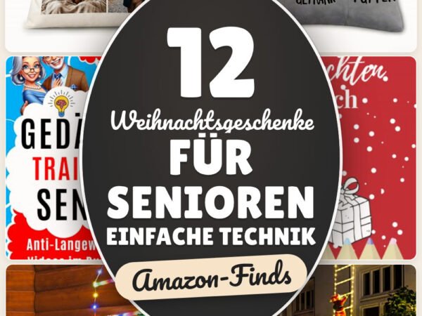 Weihnachtsgeschenke für Senioren einfache Technik: 12 Amazon-Finds
