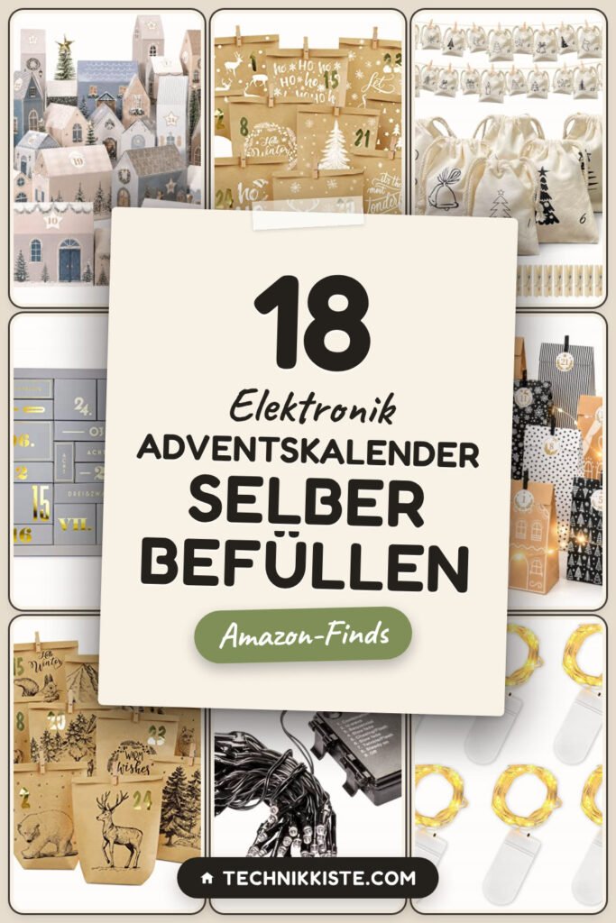Elektronik Adventskalender selber Befüllen: 18 Amazon-Finds