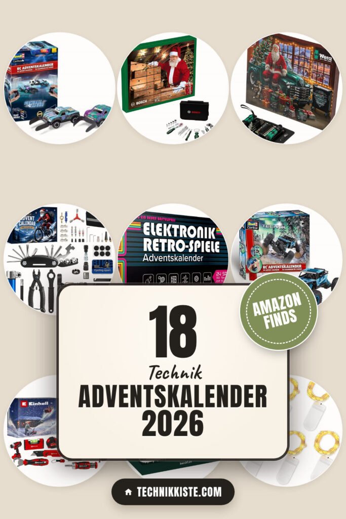 Technik Adventskalender 2026: 18 Amazon-Finds, die sich wirklich lohnen