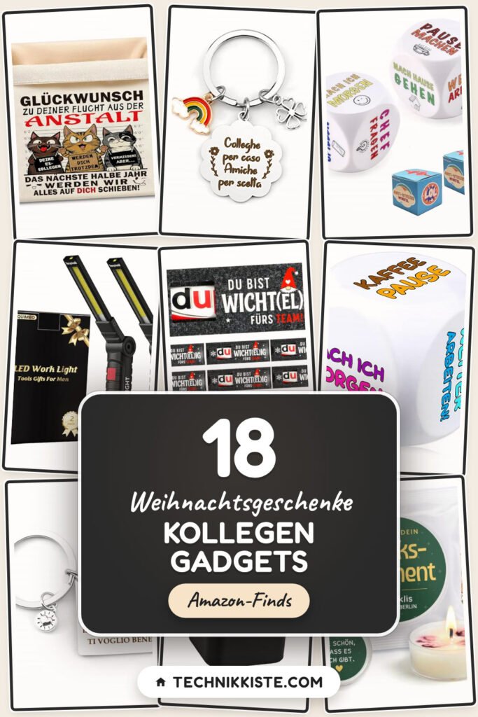 Weihnachtsgeschenke Kollegen Gadgets: 18 Amazon-Finds