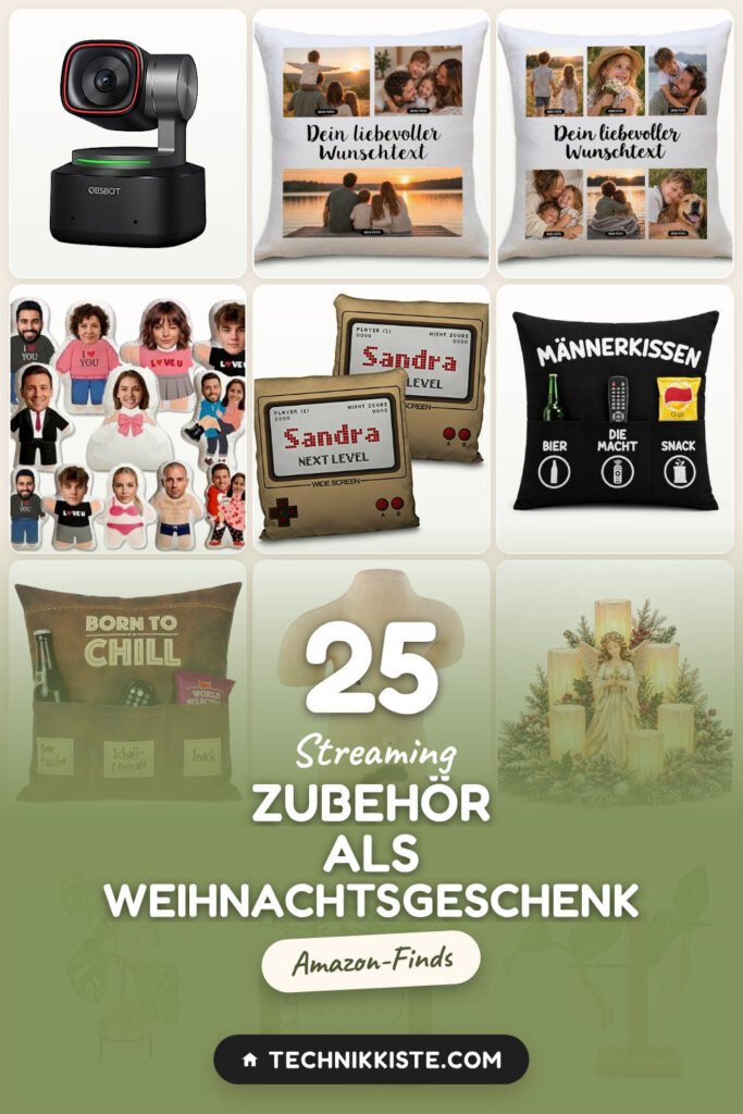 Streaming Zubehör als Weihnachtsgeschenk: 25 Amazon-Finds
