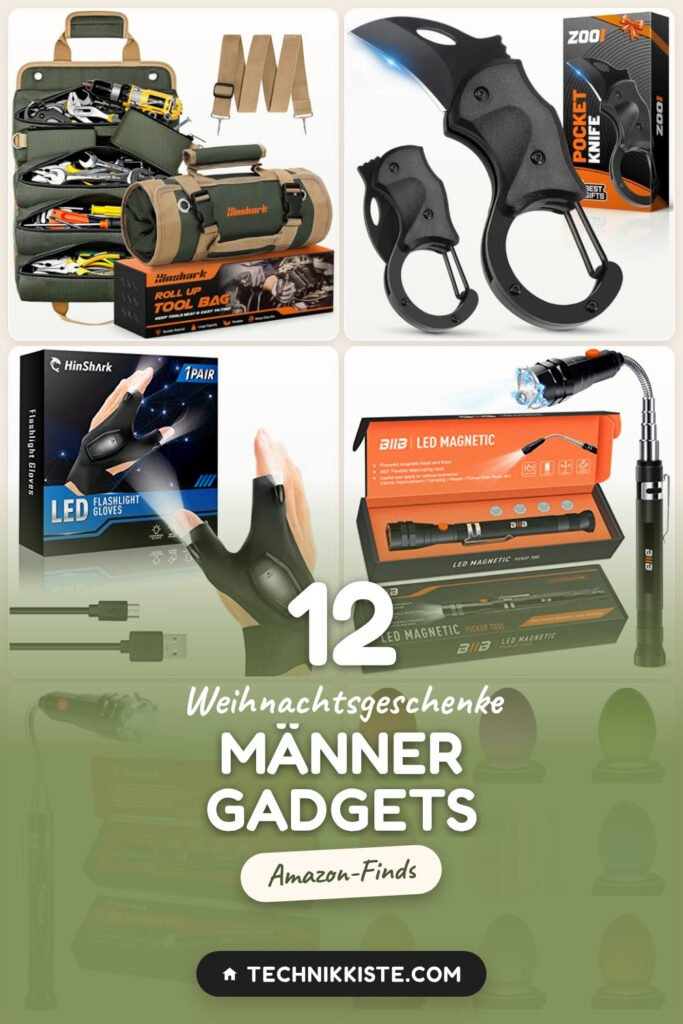 Weihnachtsgeschenke Männer Gadgets: 12 Amazon-Finds
